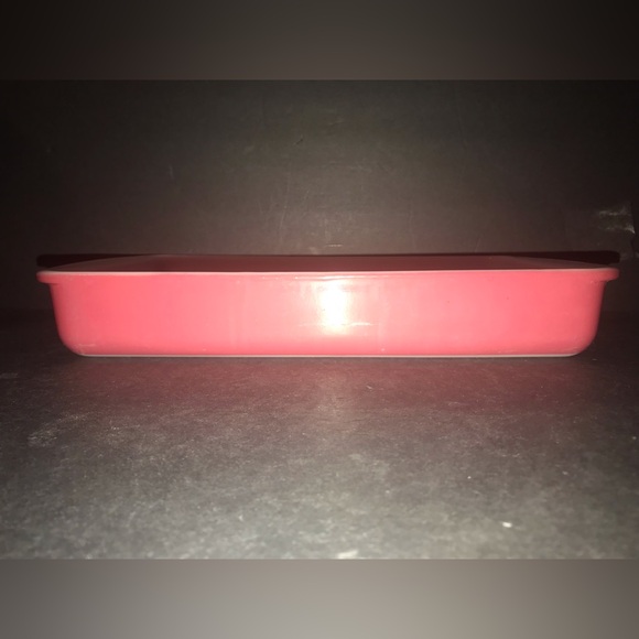Vintage Pyrex #232 2qt. Lasagna Pan Casserole Dish Dessert Baking Flamingo Pink - Picture 3 of 16